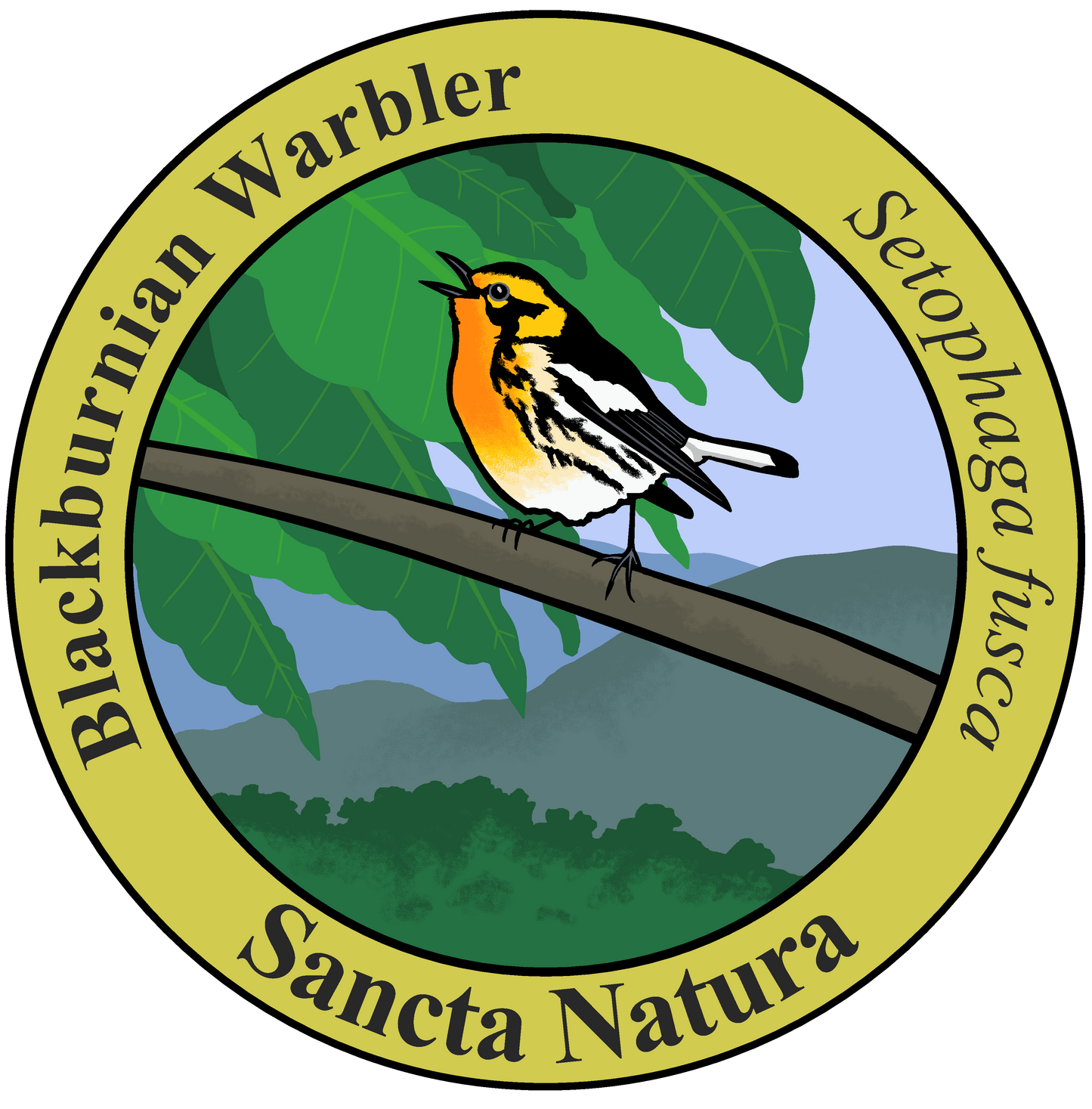 Adult Blackburnian Warbler T-shirt