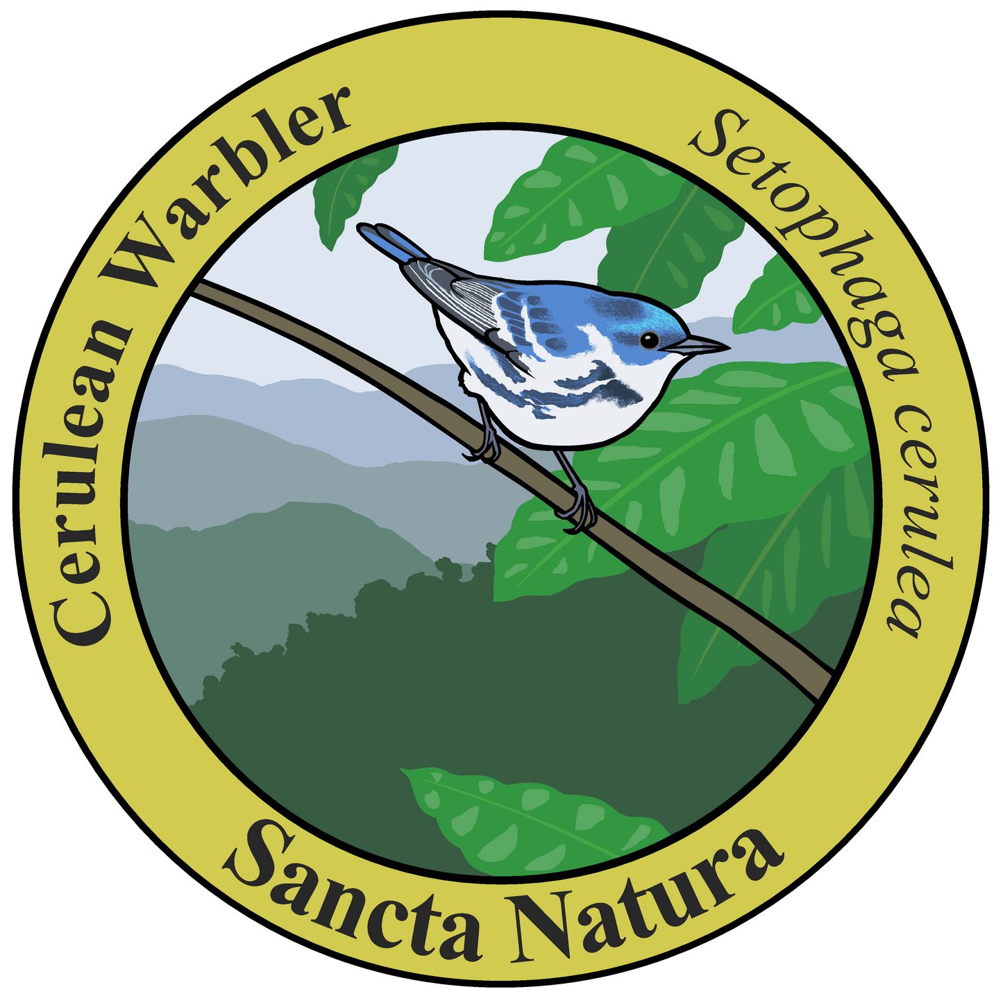 Adult Cerulean Warbler T-shirt