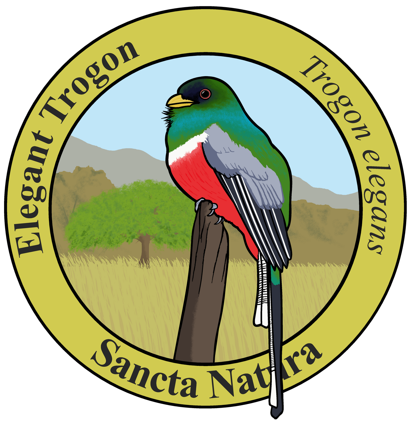 Adult Elegant Trogon T-shirt