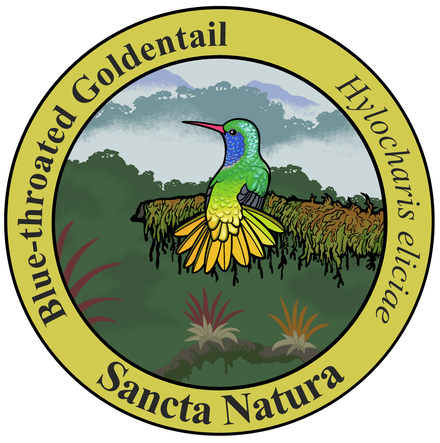 Kids Blue-throated Goldentail T-shirt