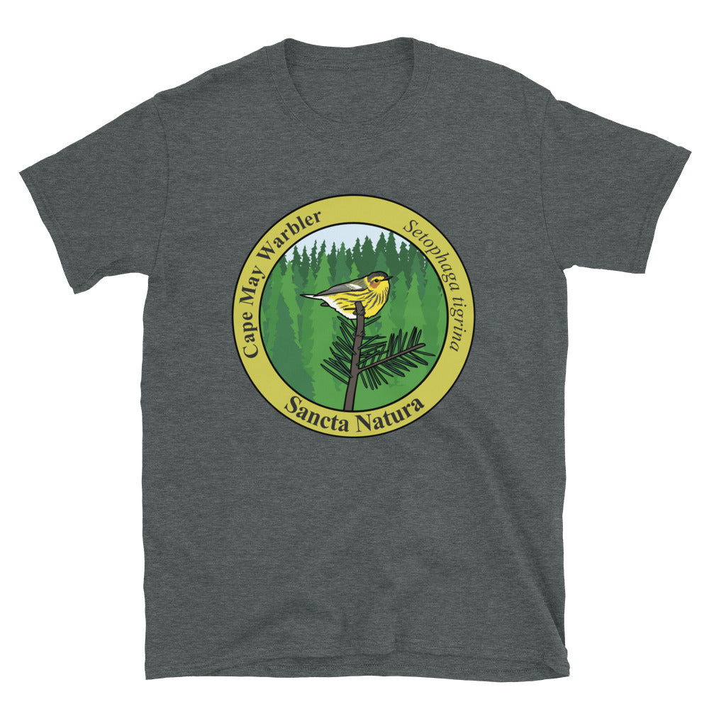 Adult Cape May Warbler T-shirt