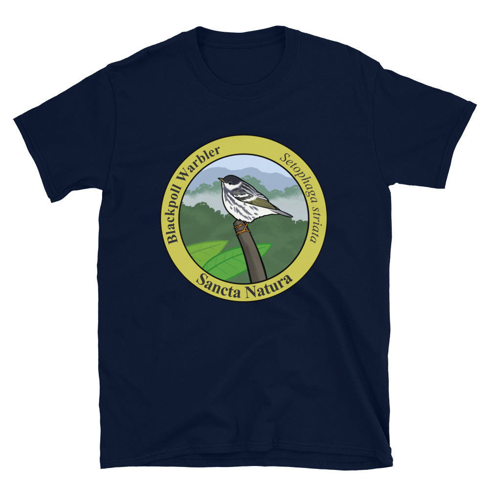 Adult Blackpoll Warbler T-shirt