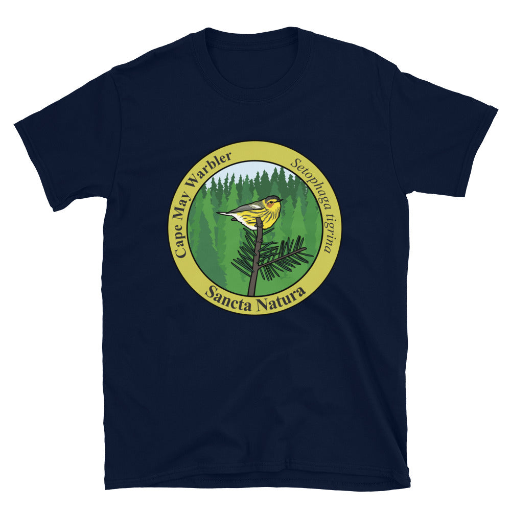 Adult Cape May Warbler T-shirt