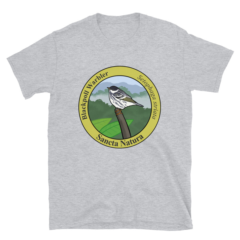 Adult Blackpoll Warbler T-shirt