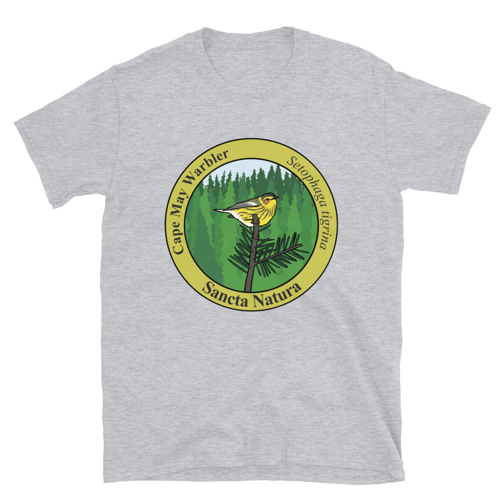 Adult Cape May Warbler T-shirt