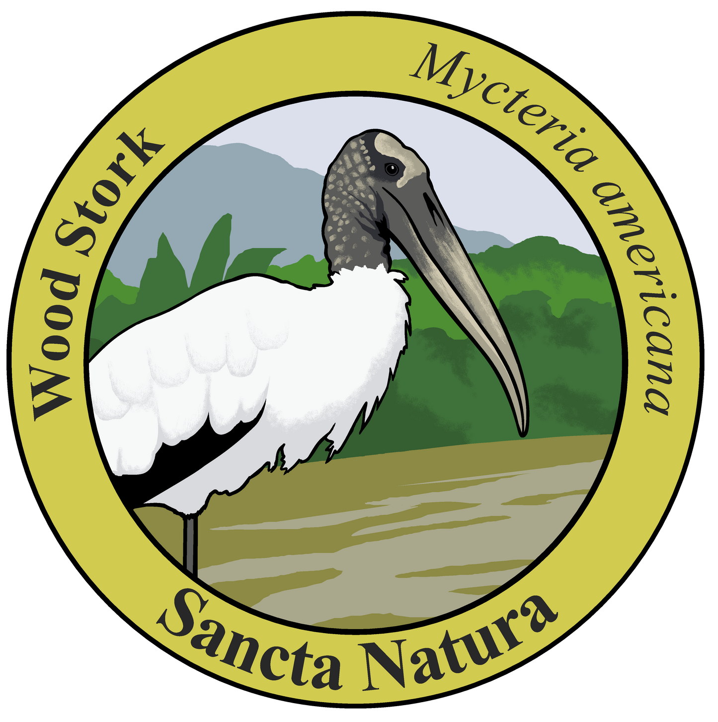 Kids Wood Stork T-shirt