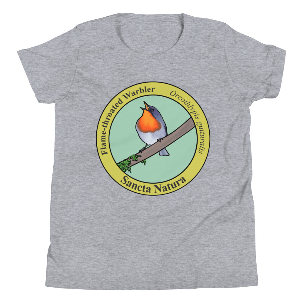 Kids Flame-throated Warbler T-shirt
