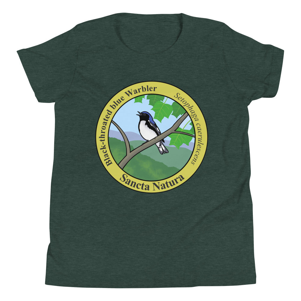 Kids Black-throated Blue Warbler T-shirt