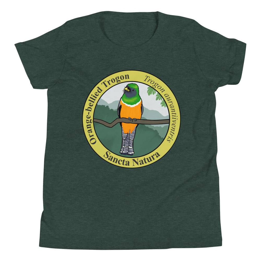 Kids Orange-bellied (Collared) Trogon T-shirt