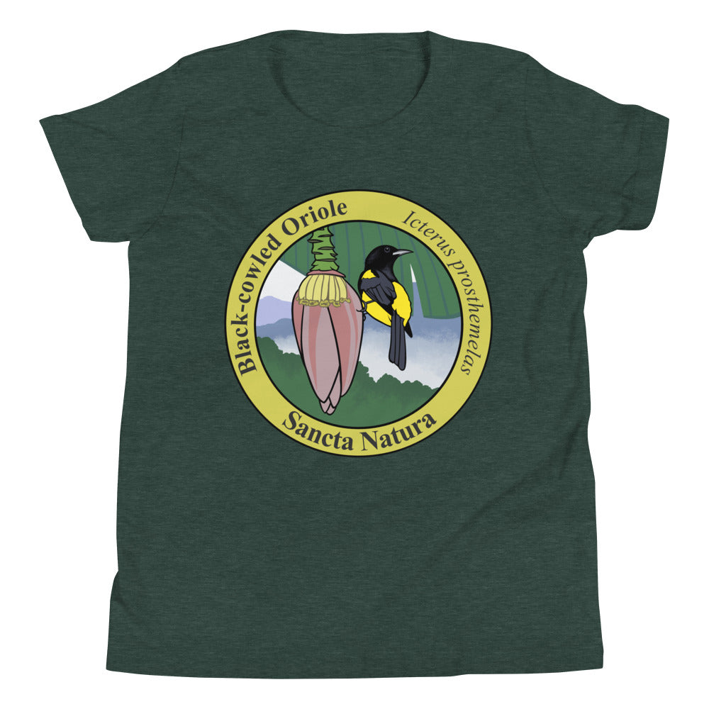 Kids Black-cowled Oriole T-shirt