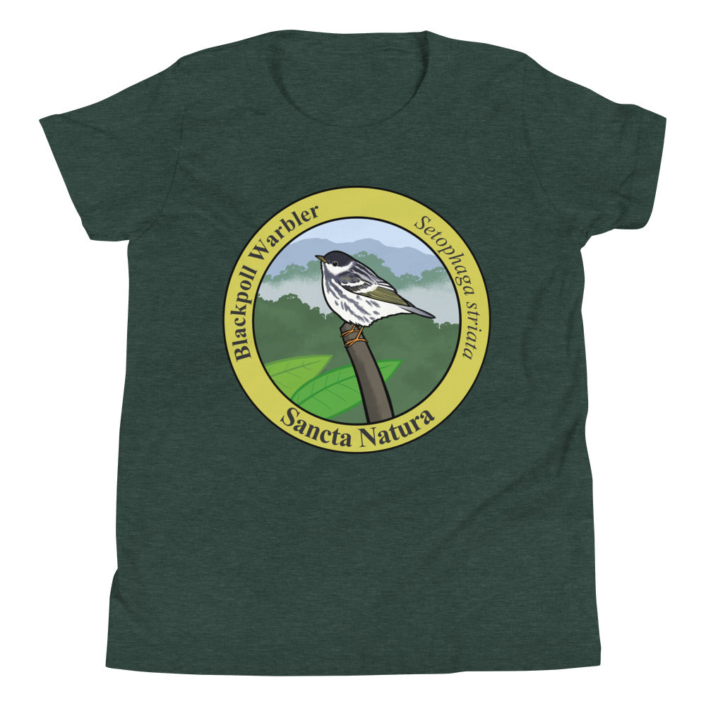 Kids Blackpoll Warbler T-shirt