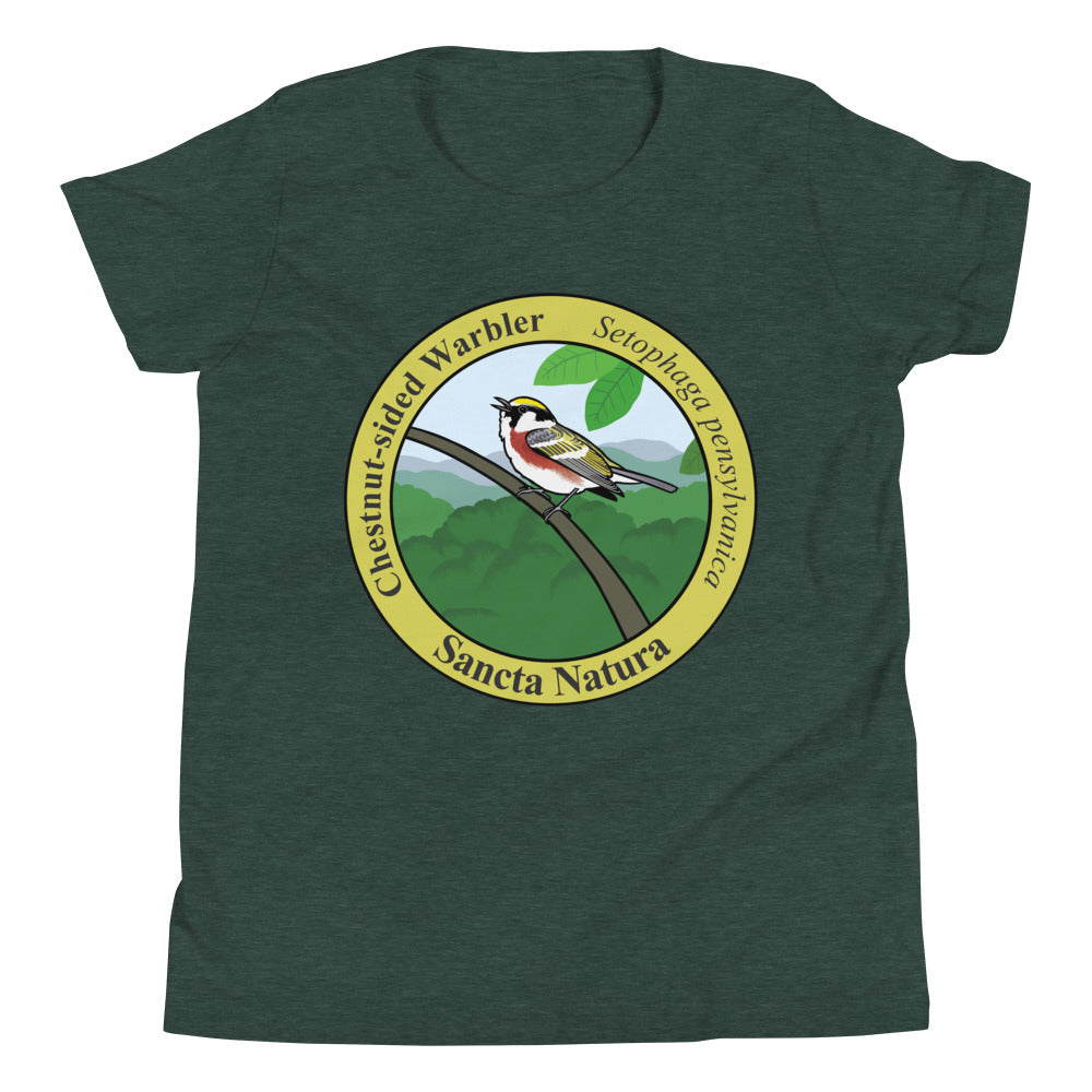 Kids Chestnut-sided Warbler T-shirt