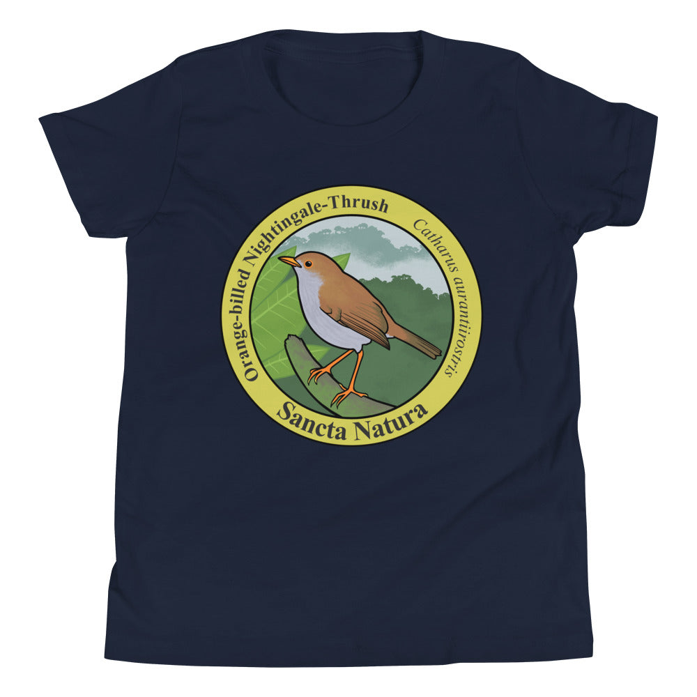 Kids Orange-billed Nightingale Thrush T-shirt