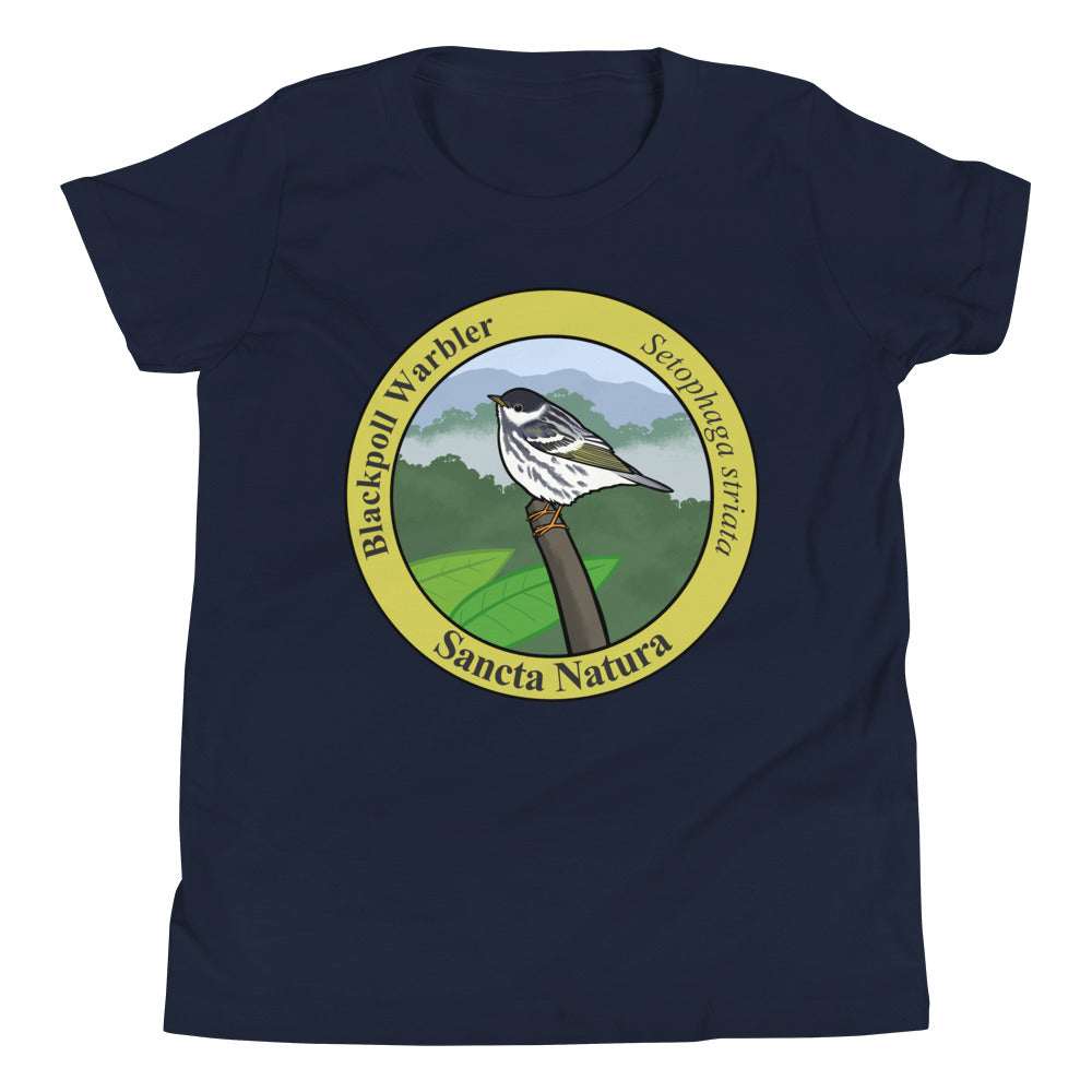 Kids Blackpoll Warbler T-shirt