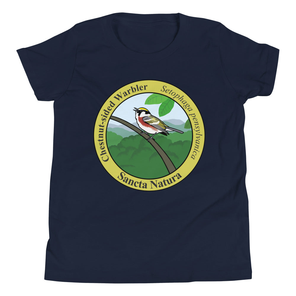Kids Chestnut-sided Warbler T-shirt
