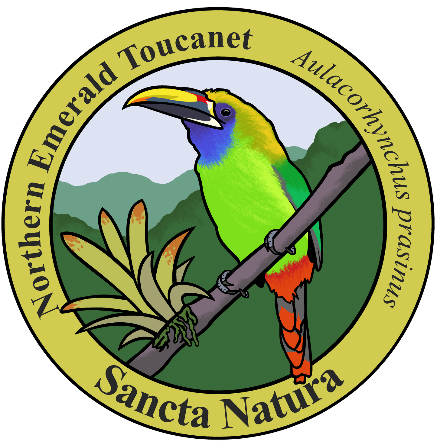 Adult Northern Emerald Toucanet T-shirt