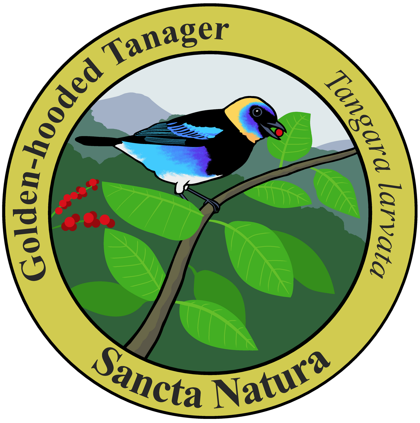 Adult Golden-hooded Tanager T-shirt